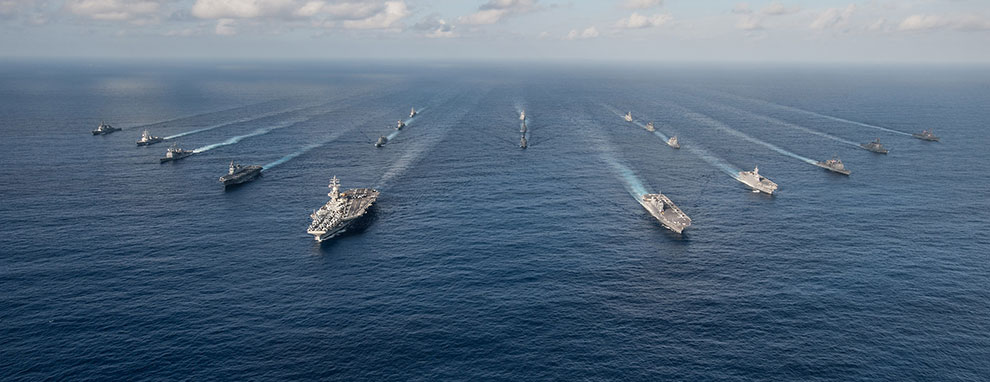 The Ronald Reagan Carrier Strike Group (CSG) 